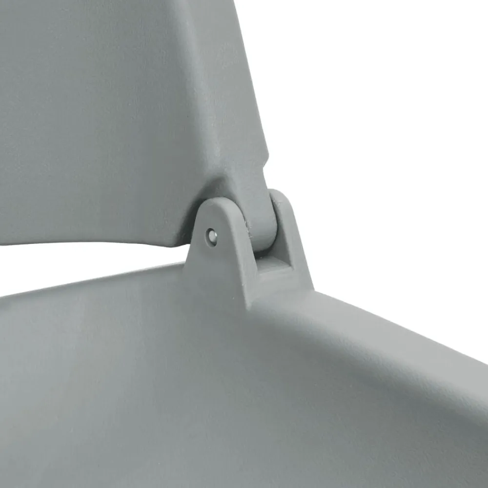 vidaXL Asientos plegables de barco sin cojín 2 uds 48x51x41 cm Gris Online