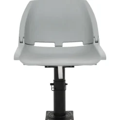 vidaXL Asientos plegables de barco sin cojín 2 uds 48x51x41 cm Gris Online