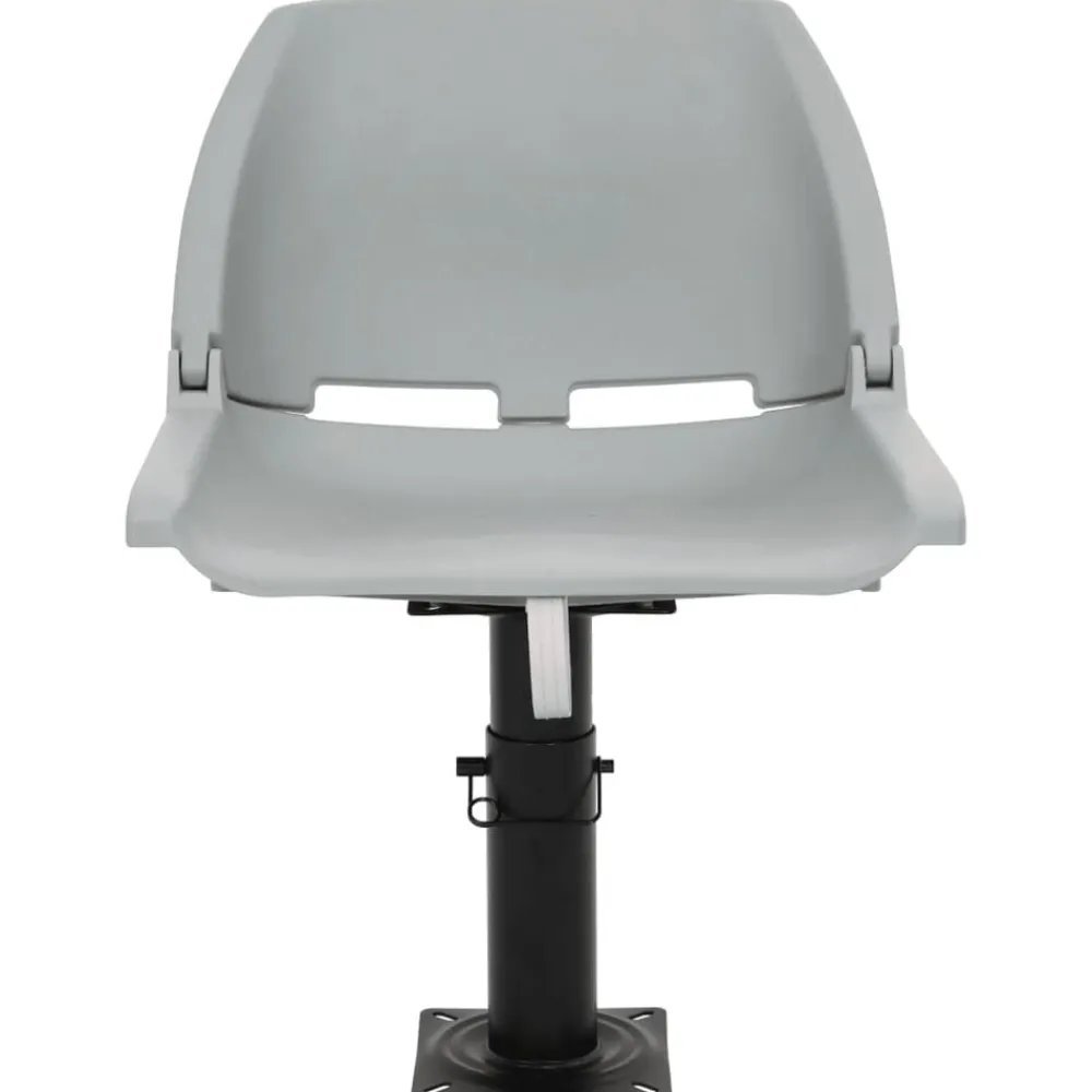 vidaXL Asientos plegables de barco sin cojín 2 uds 48x51x41 cm Gris Online