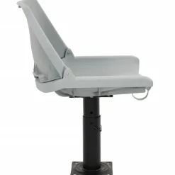 vidaXL Asientos plegables de barco sin cojín 2 uds 48x51x41 cm Gris Online