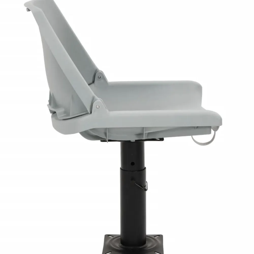 vidaXL Asientos plegables de barco sin cojín 2 uds 48x51x41 cm Gris Online
