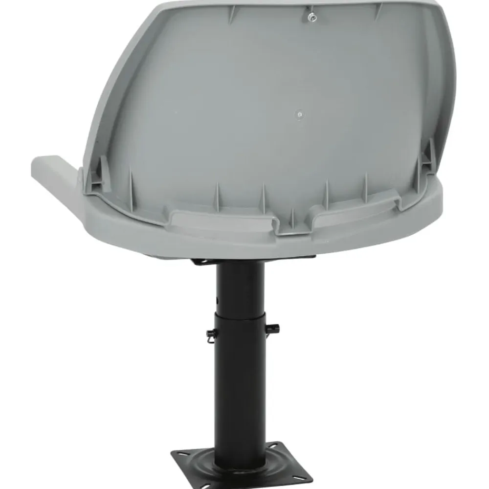 vidaXL Asientos plegables de barco sin cojín 2 uds 48x51x41 cm Gris Online