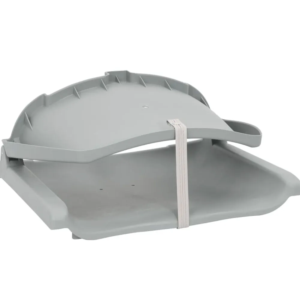 vidaXL Asientos plegables de barco sin cojín 2 uds 48x51x41 cm Gris Online