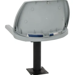 vidaXL Asientos plegables de barco 2 uds 48x51x41 cm Azul y blanco Sale