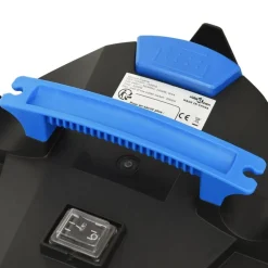 vidaXL Electrodomésticos-Aspirador en seco y húmedo plateado 1200 W 30 L