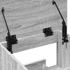vidaXL Mobiliario De Oficina-Atril con ruedas y cajón madera 55x55x107 cm