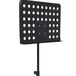 vidaXL Atril para partituras de acero negro