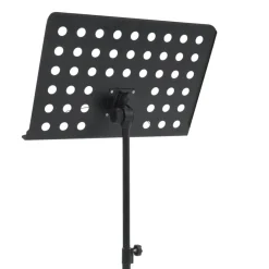 vidaXL Atril para partituras de acero negro