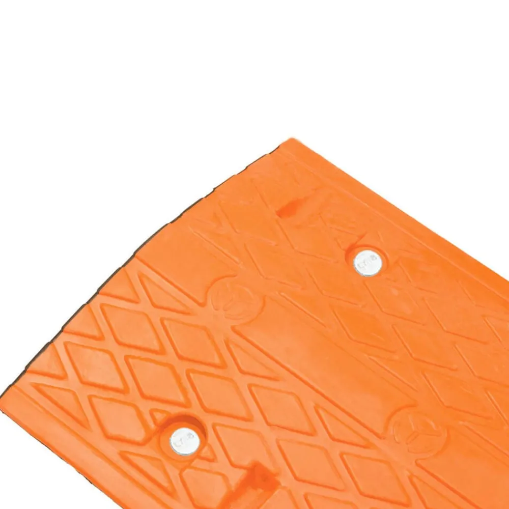 vidaXL Avisos-Badén de velocidad caucho amarillo y negro 97x32,5x4 cm