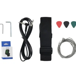 vidaXL Arte Y Ocio-Bajo eléctrico para principiantes con funda 4/4 46
