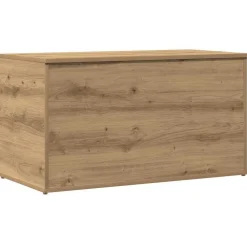vidaXL Armarios Y Almacenamiento-Baúl de almacenaje madera ingeniería 84x42x46 cm