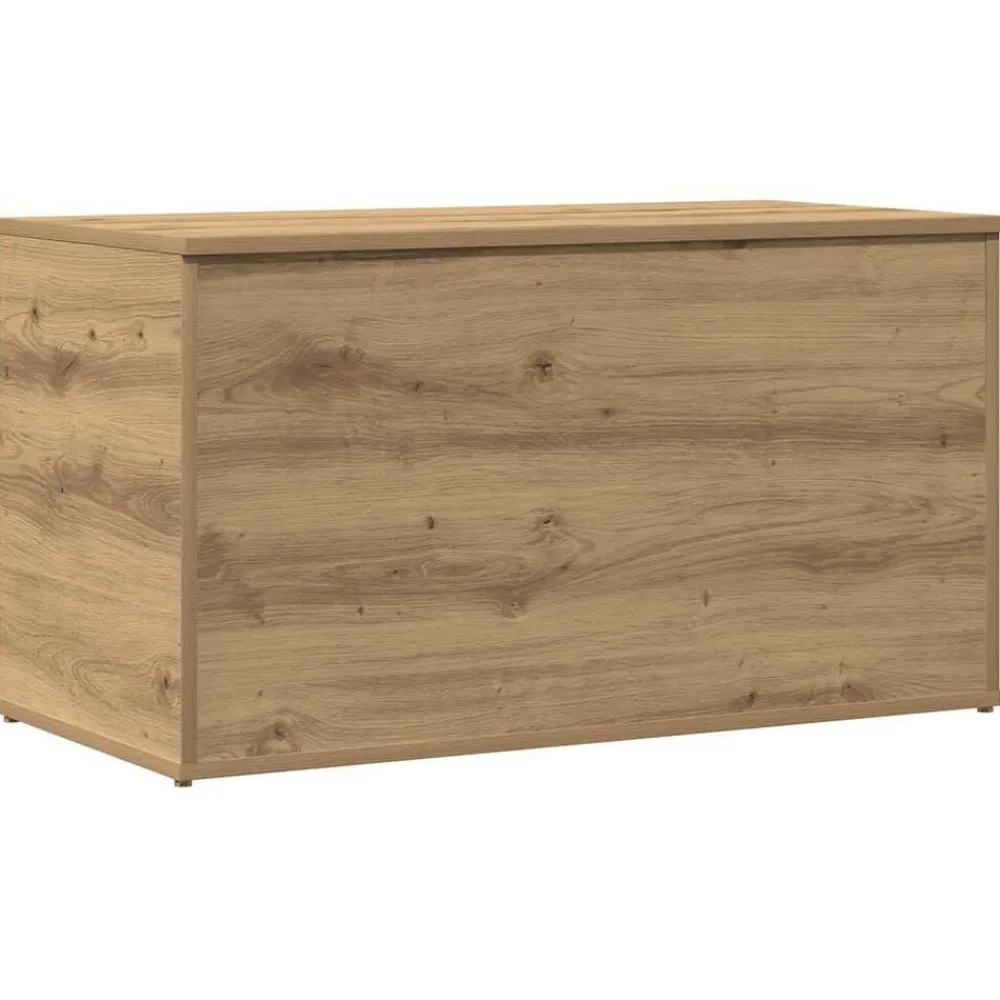 vidaXL Armarios Y Almacenamiento-Baúl de almacenaje madera ingeniería 84x42x46 cm
