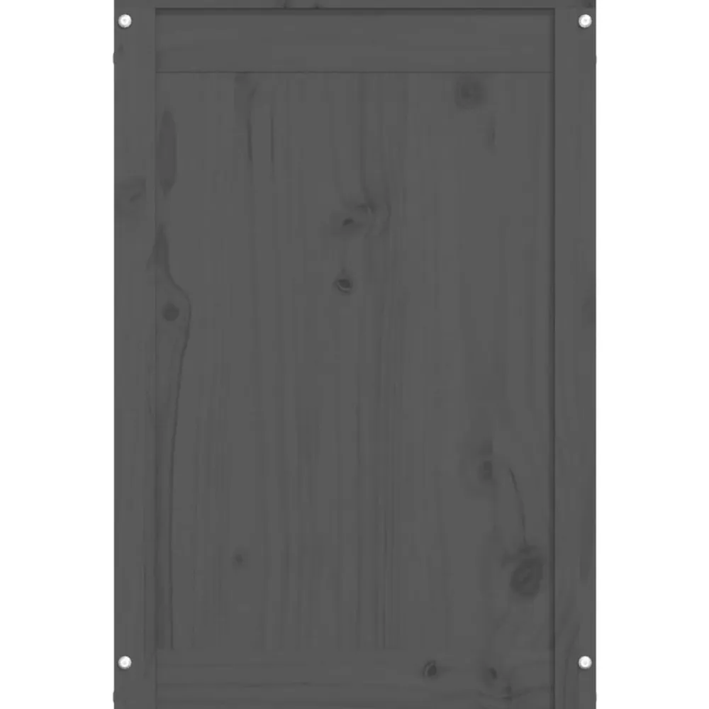 vidaXL Productos Del Hogar-Baúl para la colada madera maciza de pino 44x44x66 cm