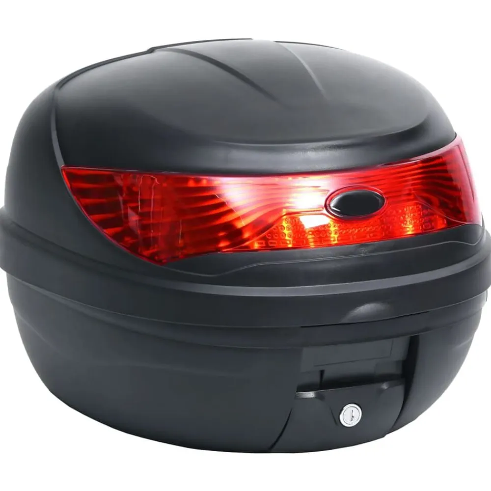 vidaXL Piezas Y Accesorios Para Vehículos-Baúl para motos un casco 35 L