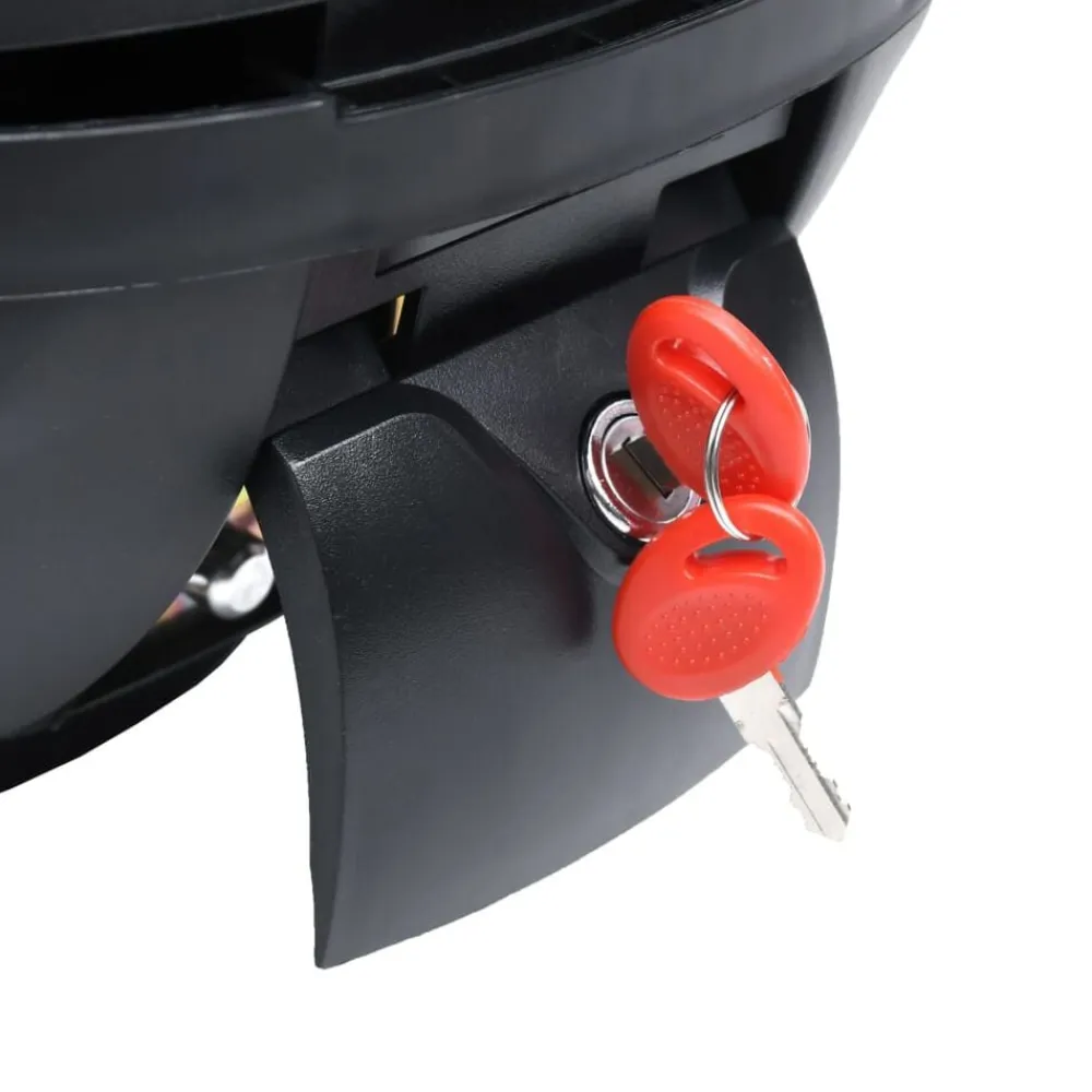 vidaXL Piezas Y Accesorios Para Vehículos-Baúl para motos un casco 35 L