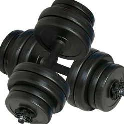 vidaXL Banca con mancuernas y pesas plegablr gimnasio en casa Clearance