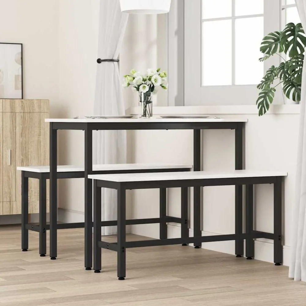vidaXL Bancos-Banca de Comedor 100 x 32,5 x 49 cm Madera maciza de pino