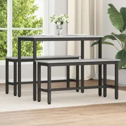 vidaXL Bancos-Banca de Comedor 100 x 32,5 x 48,5 cm