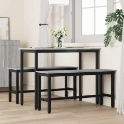 vidaXL Bancos-Banca de Comedor 100 x 32,5 x 48,5 cm