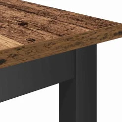 vidaXL Bancos-Banca de Comedor Madera vieja 100 x 32,5 x 48,5 cm