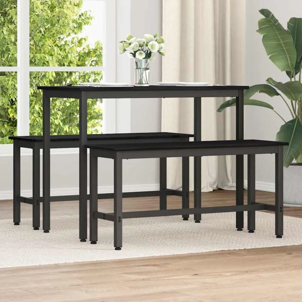 vidaXL Bancos-Banca de Comedor 100 x 32,5 x 48,5 cm