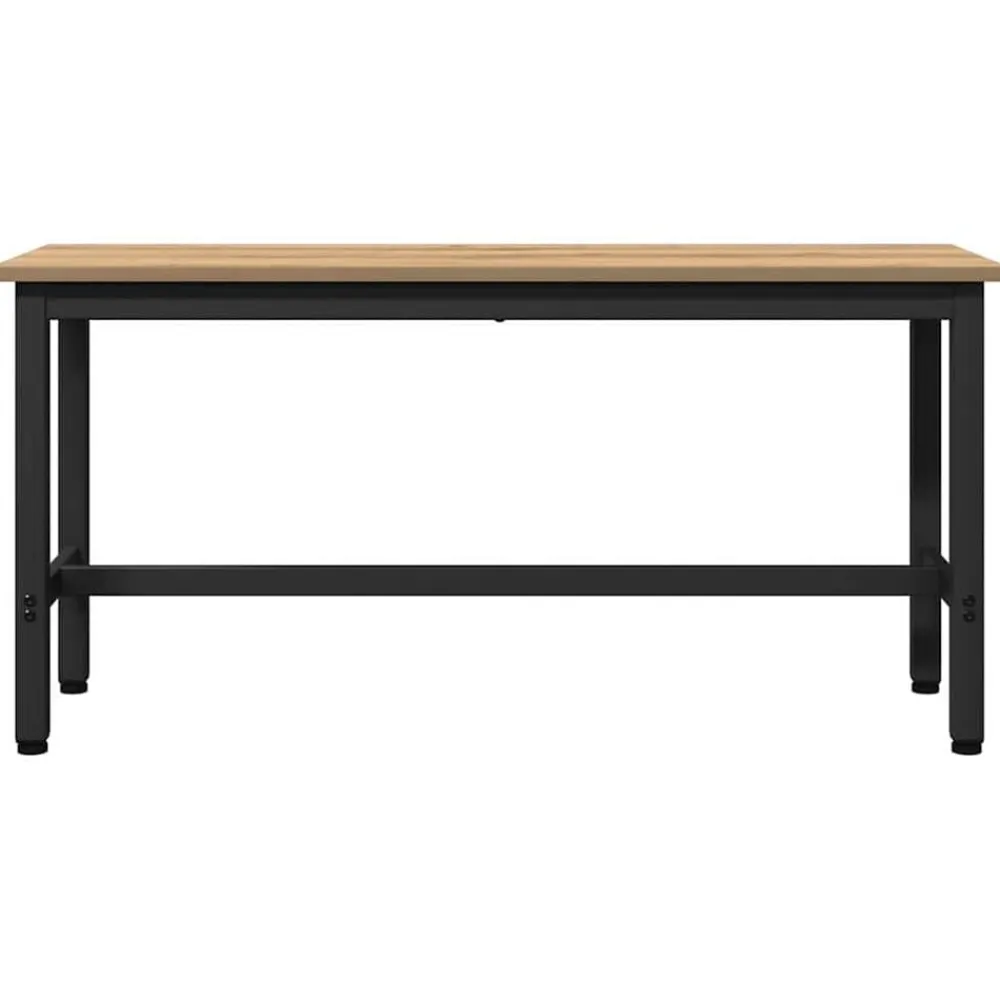 vidaXL Banca de Comedor Roble artesanal 100 x 32,5 x 48,5 cm Roble artisan Outlet