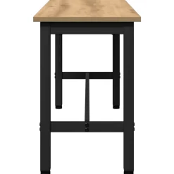 vidaXL Banca de Comedor Roble artesanal 100 x 32,5 x 48,5 cm Roble artisan Outlet