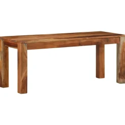vidaXL Bancos-Banco 110 cm madera maciza acacia