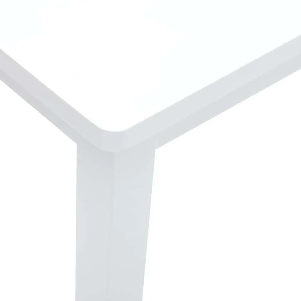 vidaXL Banco 110 cm madera maciza caucho Blanco Best