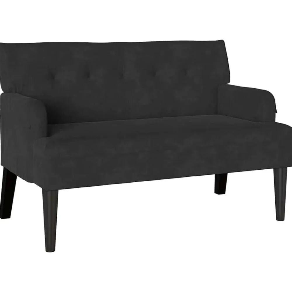 vidaXL Bancos-Banco Chesterfield 112 x 65,5 x 75 cm Terciopelo