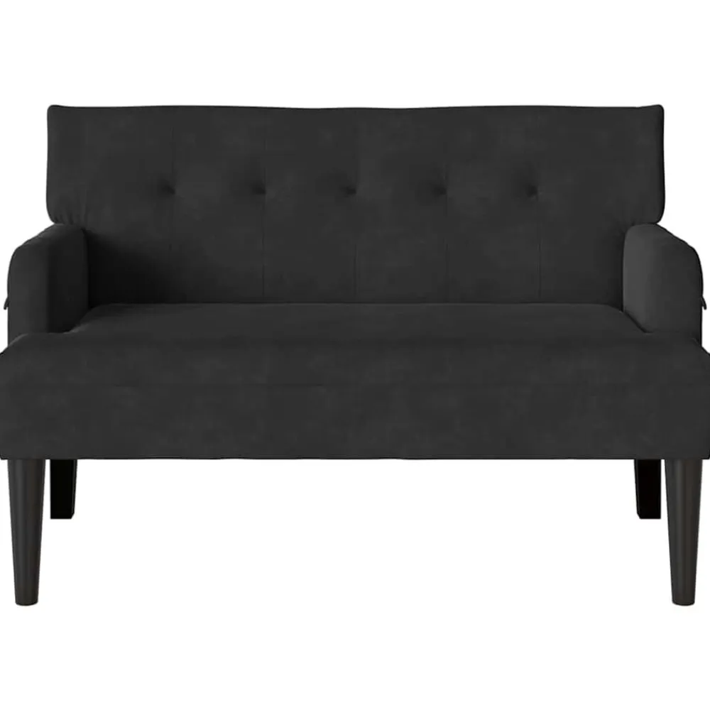 vidaXL Bancos-Banco Chesterfield 112 x 65,5 x 75 cm Terciopelo