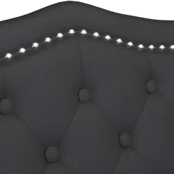 vidaXL Bancos-Banco Chesterfield 120.5 x 65 x 75 cm Cuero sintético