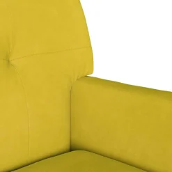 vidaXL Banco Chesterfield 112 x 65,5 x 75 cm Terciopelo Amarillo Sale