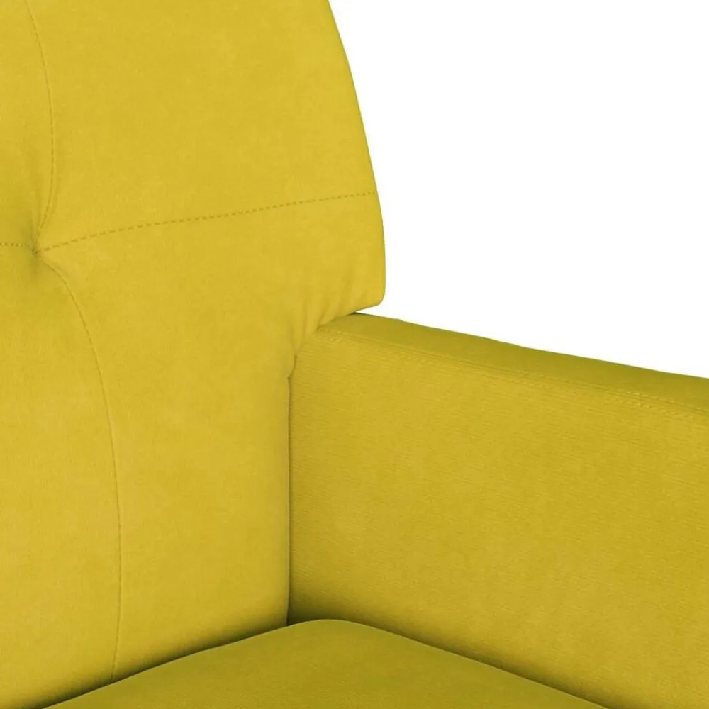 vidaXL Banco Chesterfield 112 x 65,5 x 75 cm Terciopelo Amarillo Sale