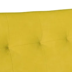 vidaXL Banco Chesterfield 112 x 65,5 x 75 cm Terciopelo Amarillo Sale