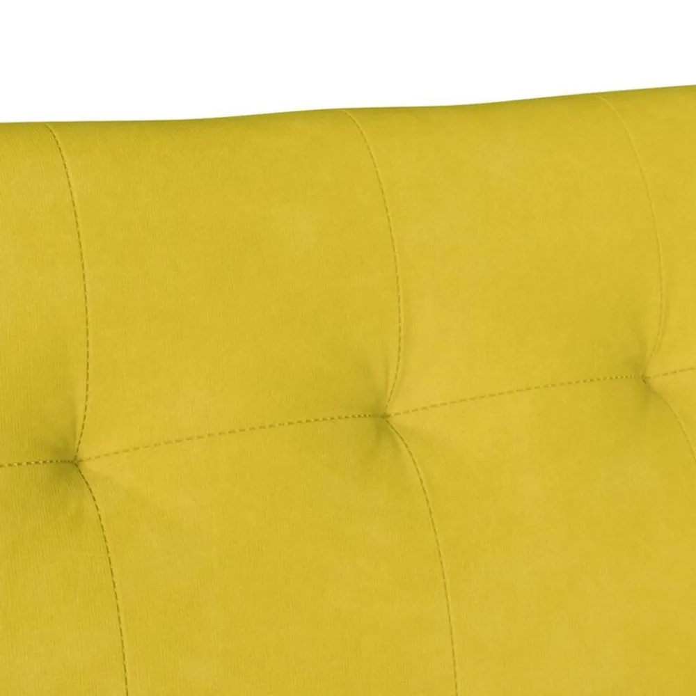 vidaXL Banco Chesterfield 112 x 65,5 x 75 cm Terciopelo Amarillo Sale