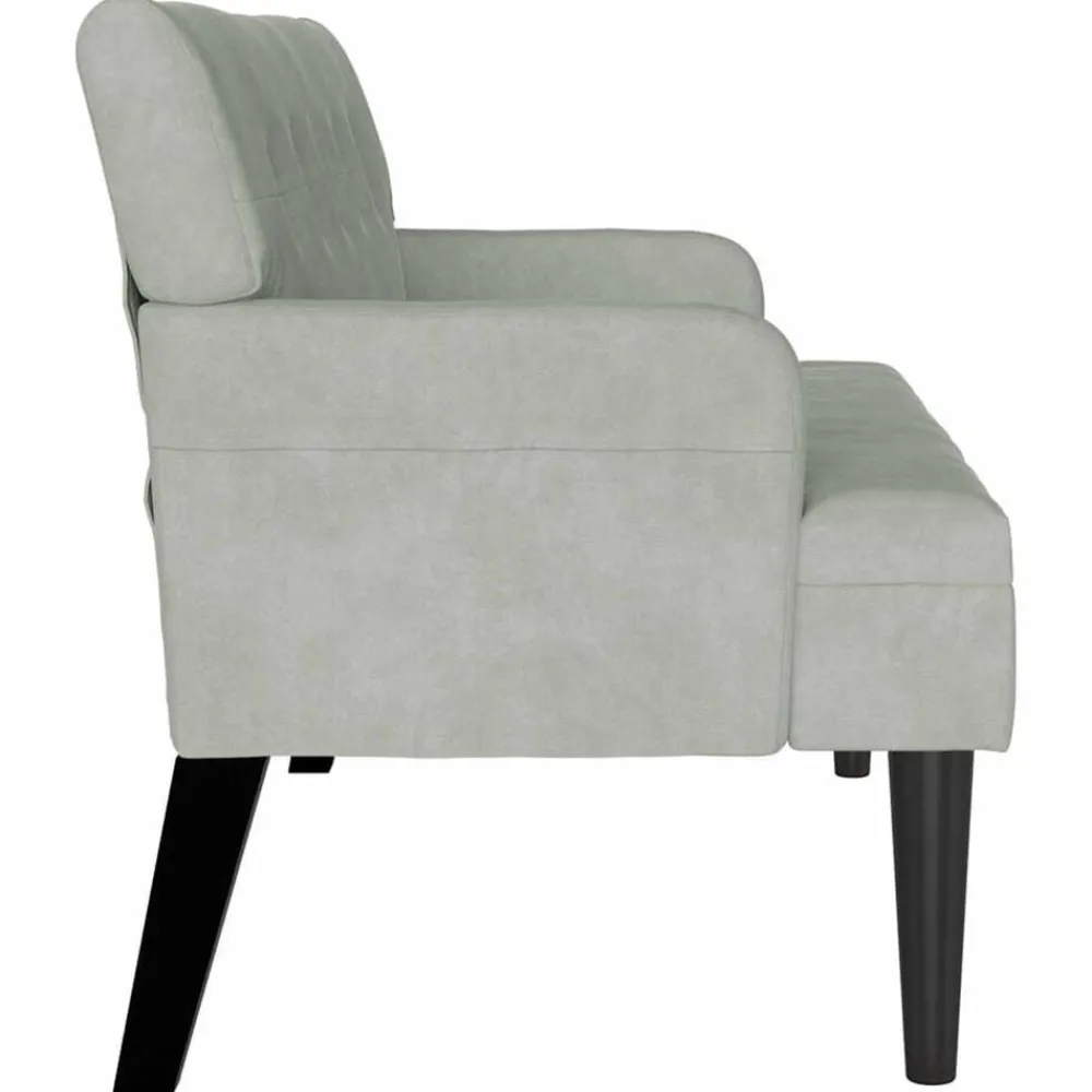 vidaXL Bancos-Banco Chesterfield 112 x 65,5 x 75 cm Terciopelo