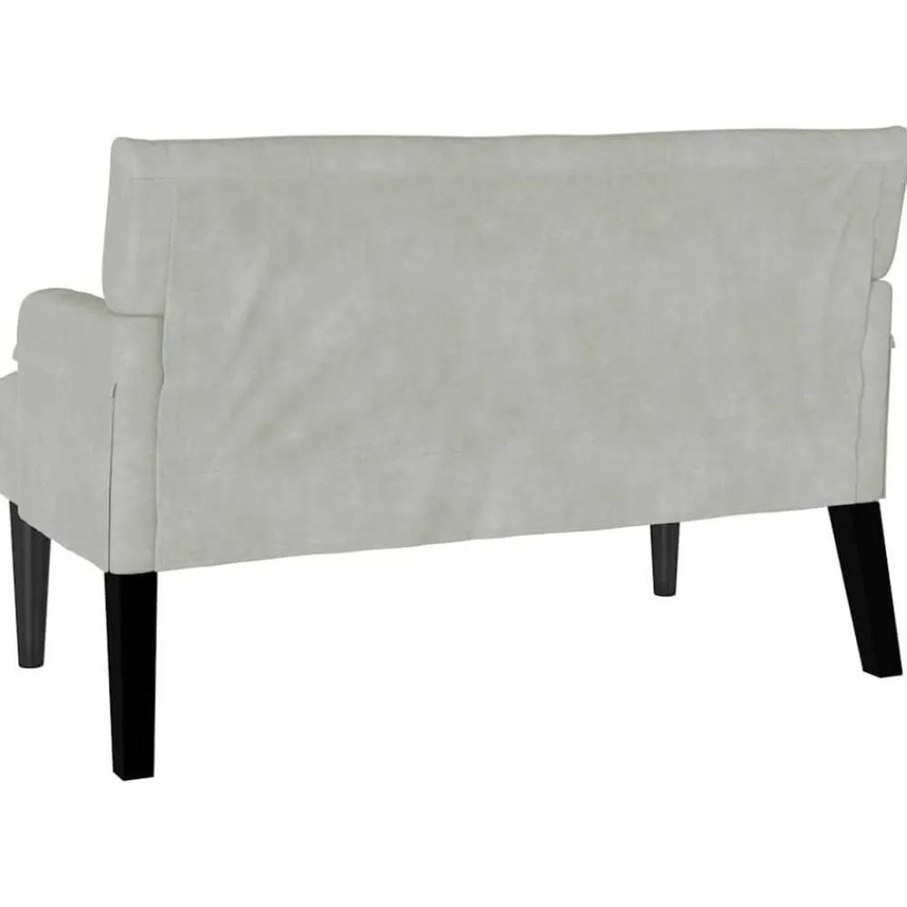 vidaXL Bancos-Banco Chesterfield 112 x 65,5 x 75 cm Terciopelo