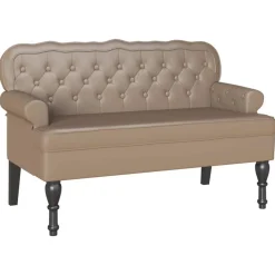 vidaXL Bancos-Banco Chesterfield 119,5 x 64,5 x 75 cm