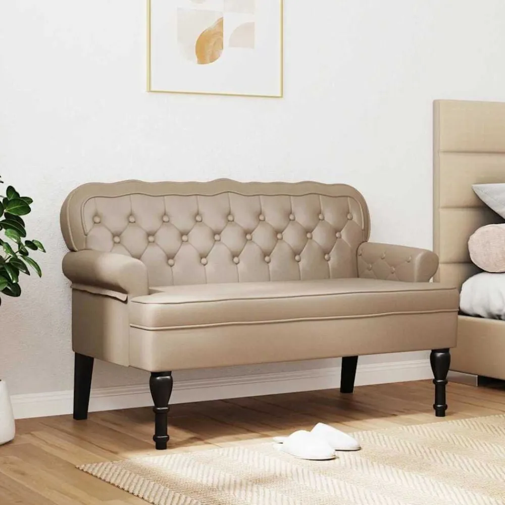 vidaXL Bancos-Banco Chesterfield 119,5 x 64,5 x 75 cm