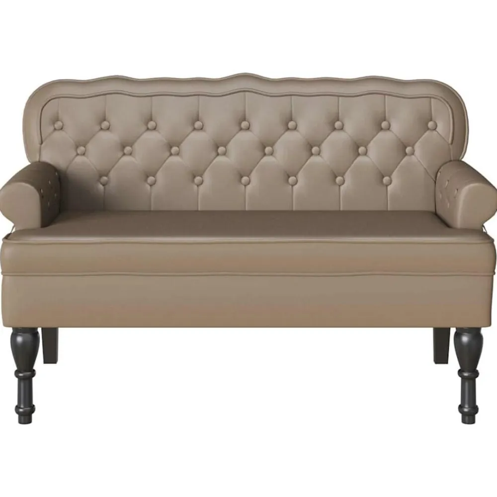 vidaXL Bancos-Banco Chesterfield 119,5 x 64,5 x 75 cm