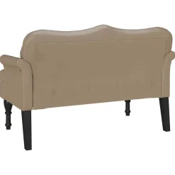 vidaXL Bancos-Banco Chesterfield 120.5 x 65 x 75 cm Cuero sintético