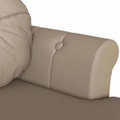 vidaXL Bancos-Banco Chesterfield 120.5 x 65 x 75 cm Cuero sintético