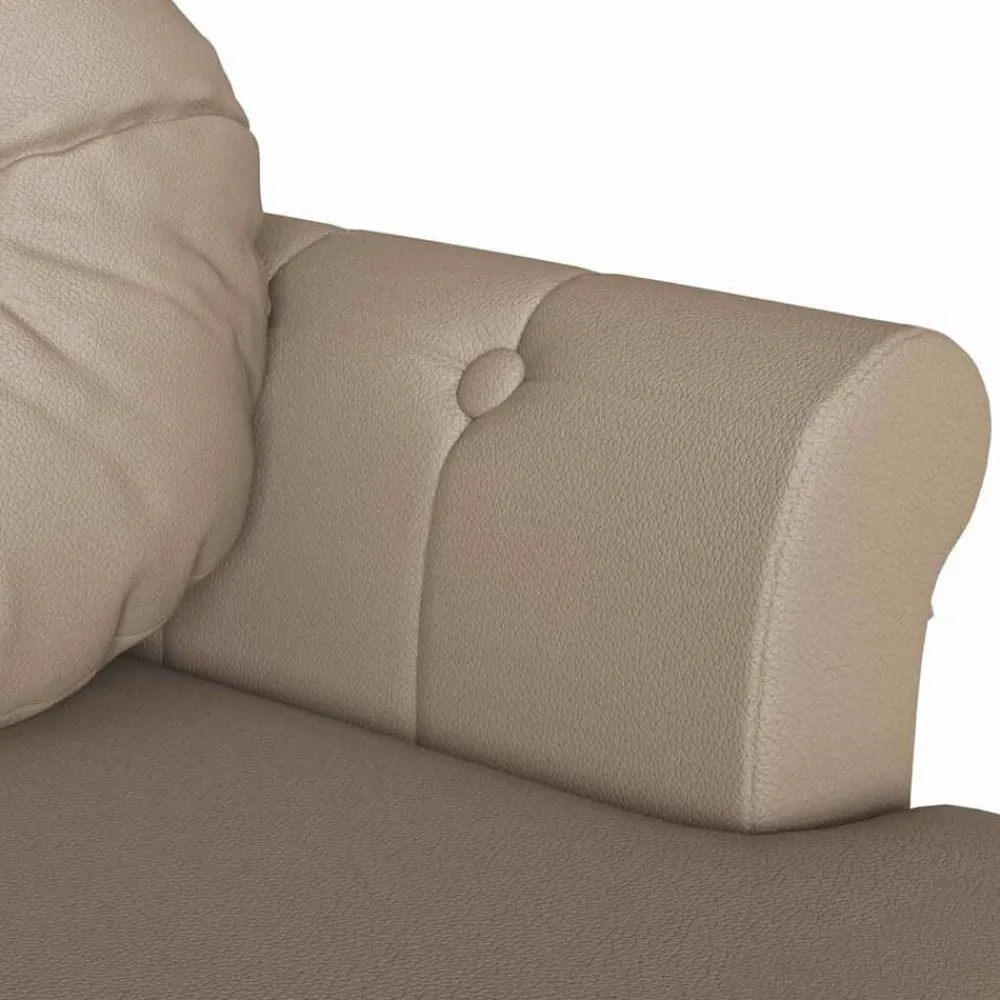 vidaXL Bancos-Banco Chesterfield 120.5 x 65 x 75 cm Cuero sintético