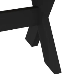 vidaXL Bancos-Banco comedor NOAIN patas forma X madera maciza pino