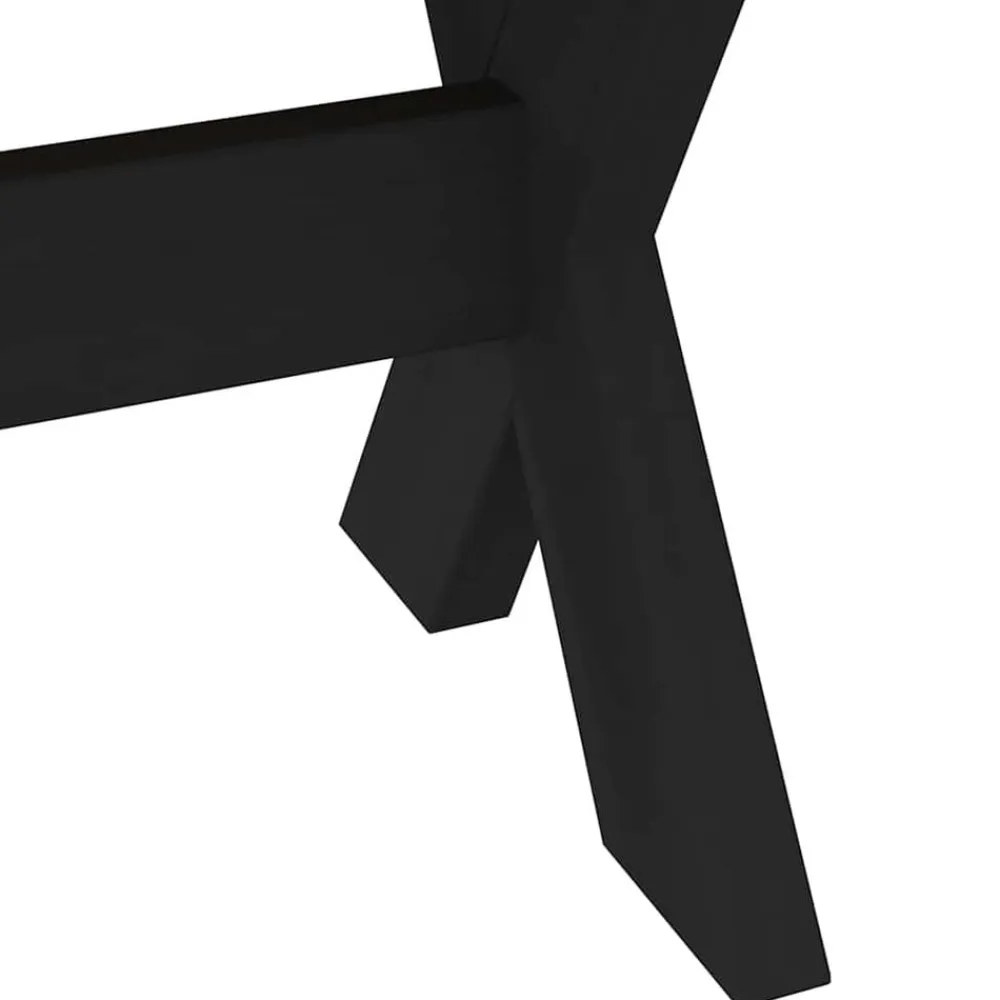 vidaXL Bancos-Banco comedor NOAIN patas forma X madera maciza pino