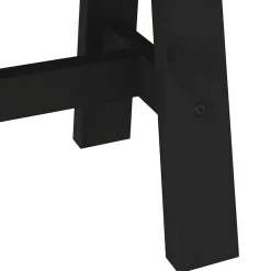vidaXL Bancos-Banco comedor NOAIN patas forma A madera maciza pino