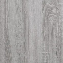 vidaXL Banco con almacenaje madera ingeniería 42x42x46 cm Gris sonoma