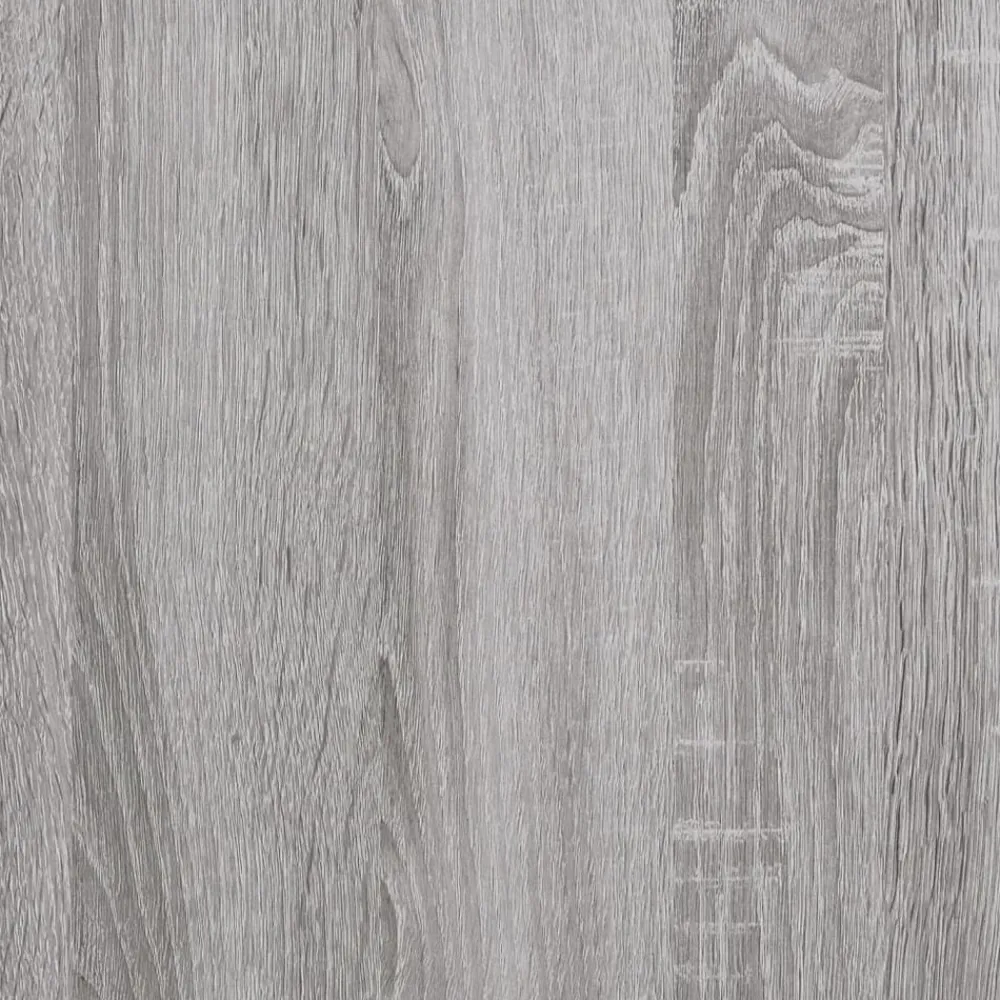 vidaXL Banco con almacenaje madera ingeniería 42x42x46 cm Gris sonoma