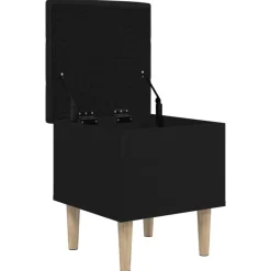vidaXL Bancos-Banco con almacenaje madera de ingeniería 42x42x46 cm